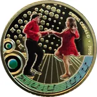 100 Colones Creole Swing, colourized