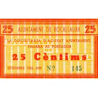 25 Céntimos Rocallaura