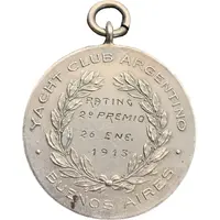 Sailing Regatta prize medal - Yacht Club Argentino