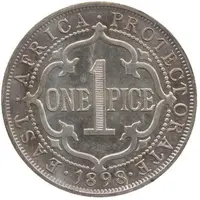 1 Pice - Victoria East Africa Protectorate, Pattern