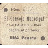 1 Peseta Alcalá del Júcar