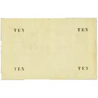 10 Marks Australian occupation, treasury note