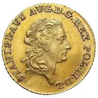 Półtoradukat / Półstanislador - Stanisław August Poniatowski Warszawa mint