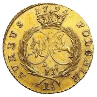 Półtoradukat / Półstanislador - Stanisław August Poniatowski Warszawa mint