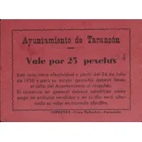 25 Pesetas Tarancón