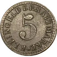 5 Pfennig - Arnsberg