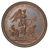 Medal - George I Death of Duke of Marlborough