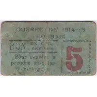 5 Centimes - Roubaix
