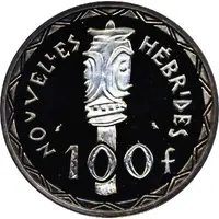 100 Francs Piedfort silver
