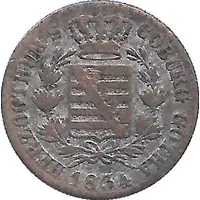 3 Kreuzers - Ernest I