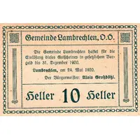 10 Heller Lambrechten