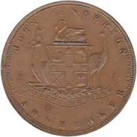 1 Penny - John Henderson, Pawnbroker Fremantle, Western Australia