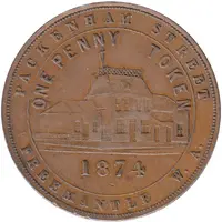 1 Penny - John Henderson, Pawnbroker Fremantle, Western Australia