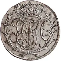 6 Pfennigs - Joanna Elisabeth and Frederick Augustus