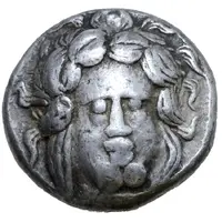 Tetradrachm Apollokopf-Dickschrötling Type