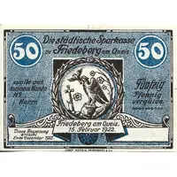50 Pfennig Städtische Sparkasse