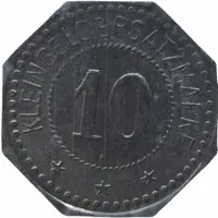 10 Pfennig - Hainitz Grützner and Faltis