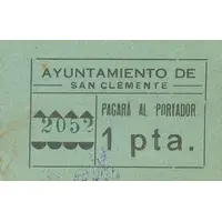 1 Peseta San Clemente