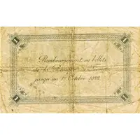 1 Franc - Chambre de Commerce de Calais 62