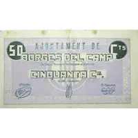 50 Céntimos Borges del Camp