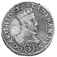 3 Kreuzers - Ferdinand II Graz