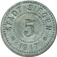 5 Pfennig - Siegen