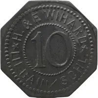 10 Pfennig - Liebau H. and F. Wihard