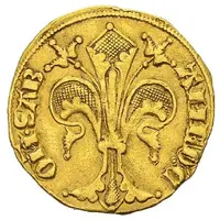 Gold Guilder with crosslet - Amadeus VI