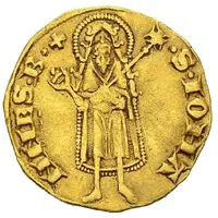 Gold Guilder with crosslet - Amadeus VI
