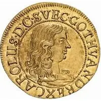 1 Ducat - Carl XI 3rd portrait, with inner circle