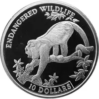 10 Dollars Howler monkey