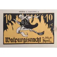 10 Pfennigs Leuchtenburg-Wirtschaft