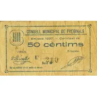 50 Céntimos Freginals