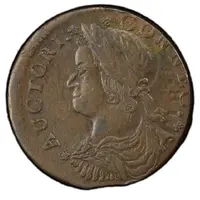 1/2 Penny - Copper 'Draped Bust Left'