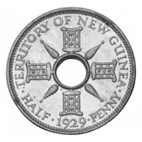 1/2 Penny - George V Trial Strike