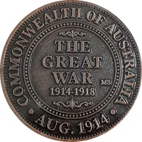 Medal - Australia in the Great War, Enlist Now Military Medal