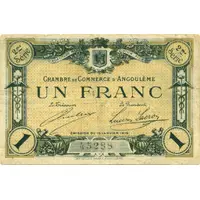 1 Franc - Chambre de commerce d'Angoulème [16] <2ème série>