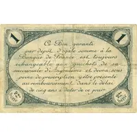 1 Franc - Chambre de commerce d'Angoulème [16] <2ème série>