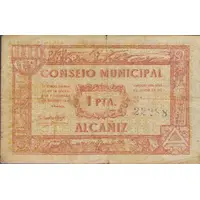 1 Peseta Alcañiz