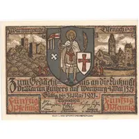 50 Pfennig Luther Jubilee Series