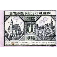 50 Heller Niedertalheim, Lilac issue