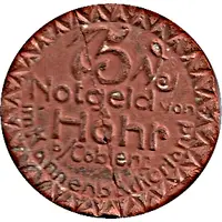 75 Pfennig - Höhr