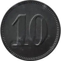 10 Pfennig - Erfurt Reibstein