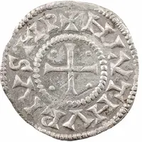 Denier - Lothair I Metz mint, temple