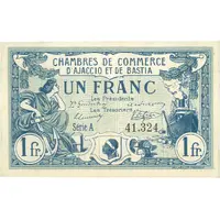 1 Franc - Chambre de Commerce d'Ajaccio et de Bastia 20