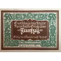 50 Pfennig Städtische Sparkasse