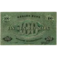 100 Mark Geraer Bank
