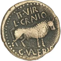 As - Augustus II VIR L GRANIO C VALERIO