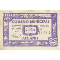 25 Céntimos Alcañiz