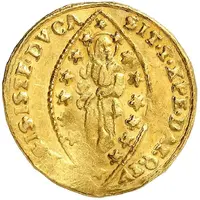 1 Zecchino - Franz II Christ with Gospel